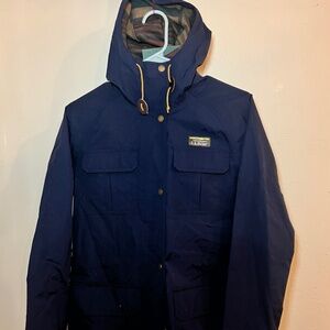 L.L.Bean Mountain Classic Water Resistant Jacket in Nautical Navy Size XS